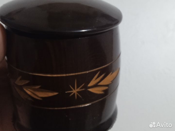 Шкатулка деревянная СССР винтаж