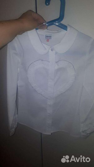 Школьная блузка 128