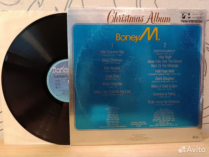 Boney M. - Christmas Album (LP, Album) 1981 German