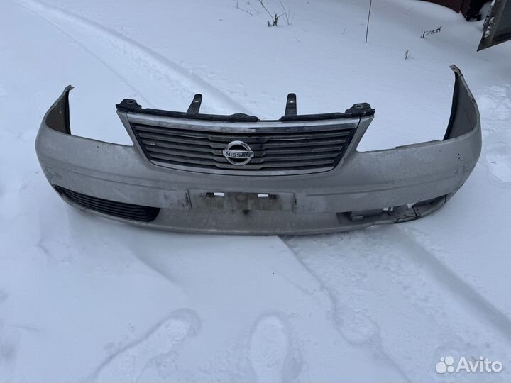 Передний бампер Nissan sunny