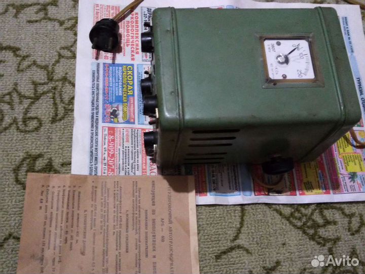 Автотрансформатор регулировочный