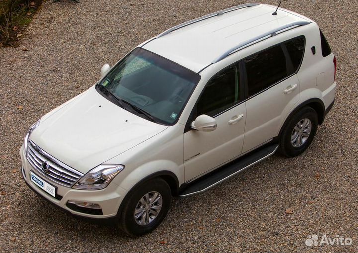 Пороги Подножки Ssang Yong Rexton 2007-16 Premium