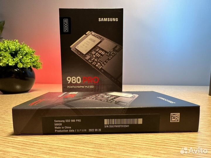 Samsung 980 PRO 500 gb новые оригинал