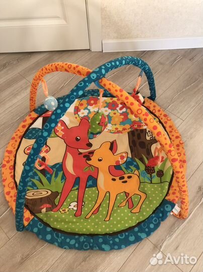 Развивающий детский коврик Жирафики