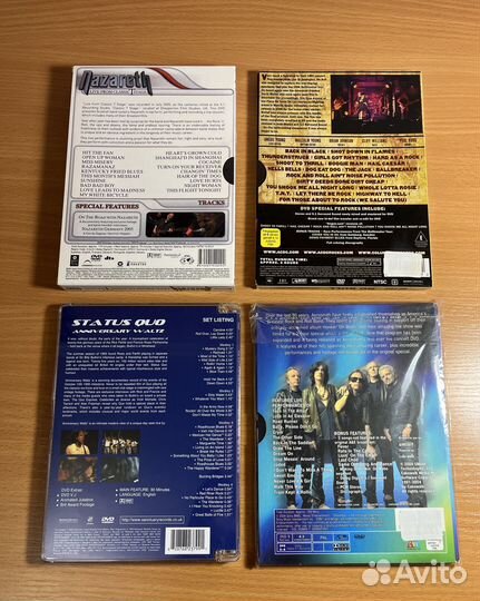 Музыкальные DVD диски рок концерты (лицензия)