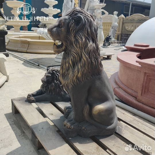 Скульптуры львов от производителя