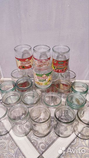 Стеклянные банки 0.5 л, 0.7 л