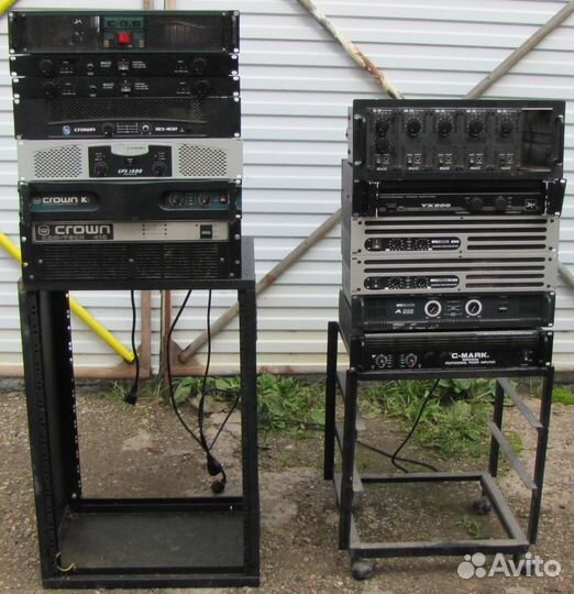 Усилители звука 160-2900W Pro Crown PV QSC CVR XL