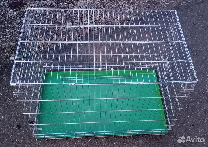 Клетка для собак металлическая 93х57.5х65см