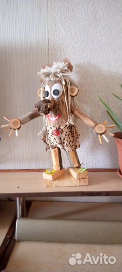 Деревянные сказочные герои