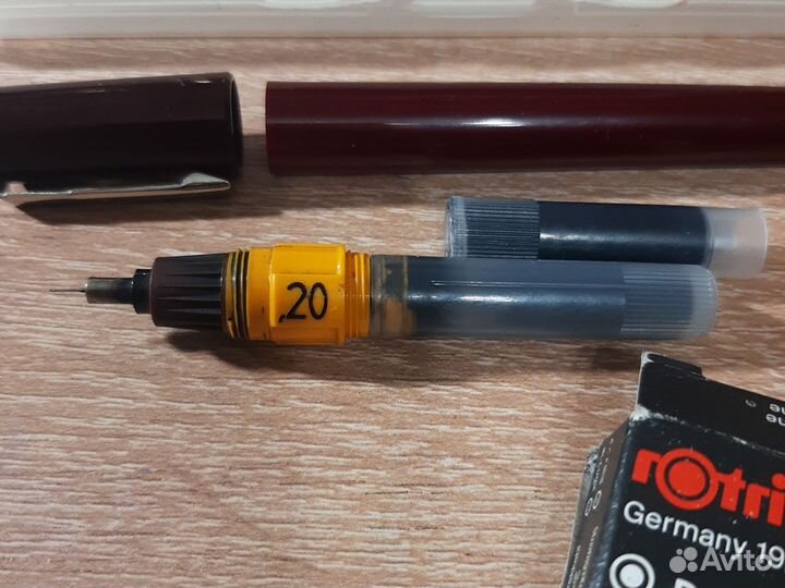 Рапидограф rotring 0.5, 0.25, 0.2