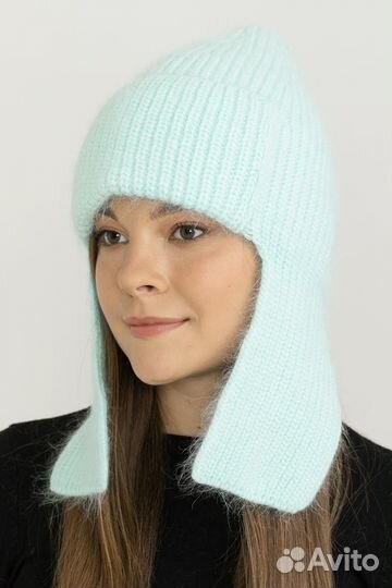 Шапка ушанка женская