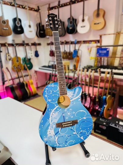 Гитара Elitaro с принтом
