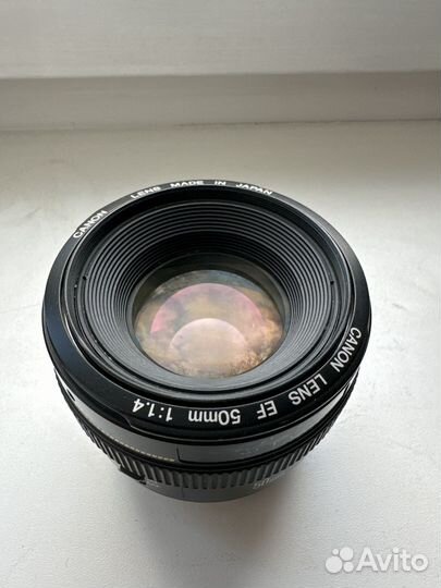 Объектив canon EF 50mm 1 4
