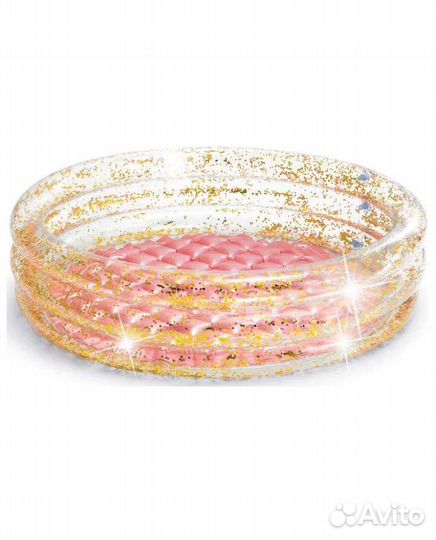 Бассейн Intex glitter надувной