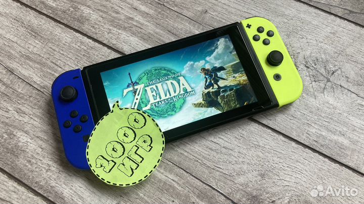 Nintendo Switch 2000+ игр прошитый
