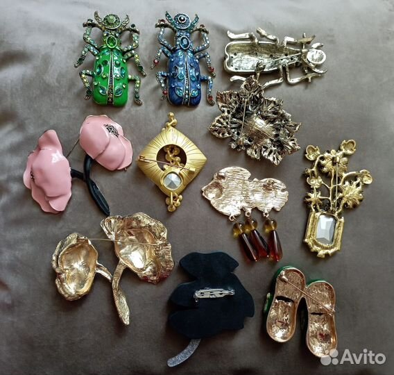 Стильные броши