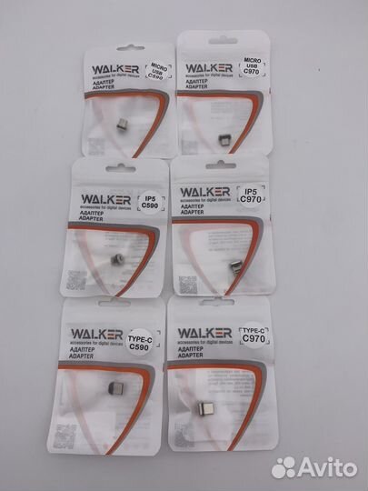 Магнитный коннектор Walker iPhone / Micro / Type-C