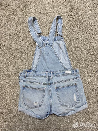 Комбинезон женский летний джинсовый