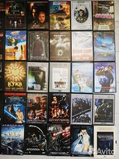 DVD диски с фильмами, много лицензионных