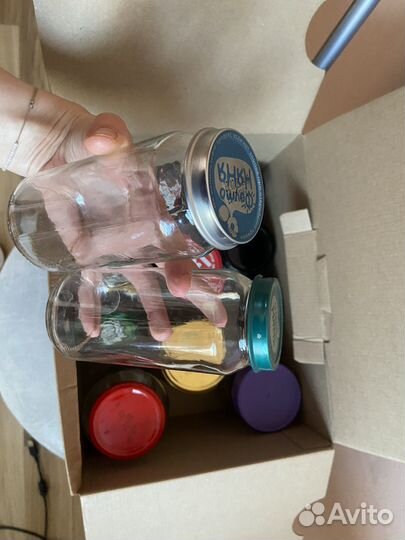 Банки стекляные разные