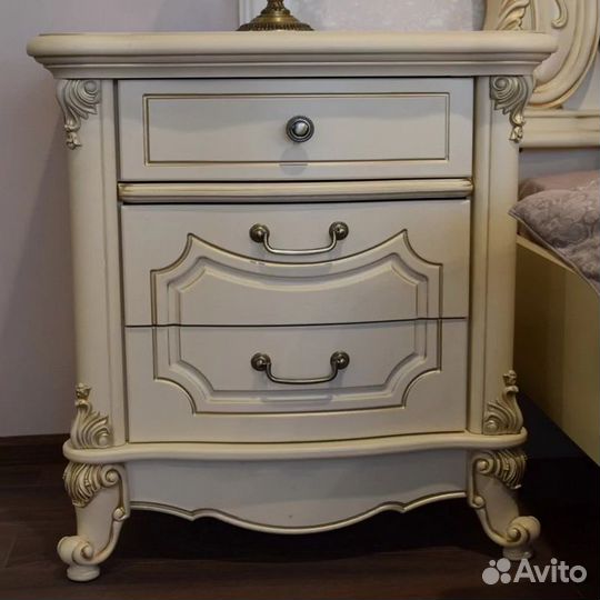 Гарнитур для спальни Мона Лиза крем