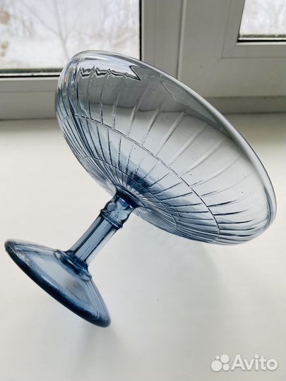 Кобальтовые вазы на ножке СССР