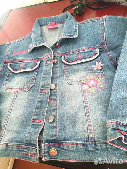 Две куртки джинсовые, детские