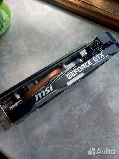 Видеокарта geforce GTX 1660 6 GB MSI