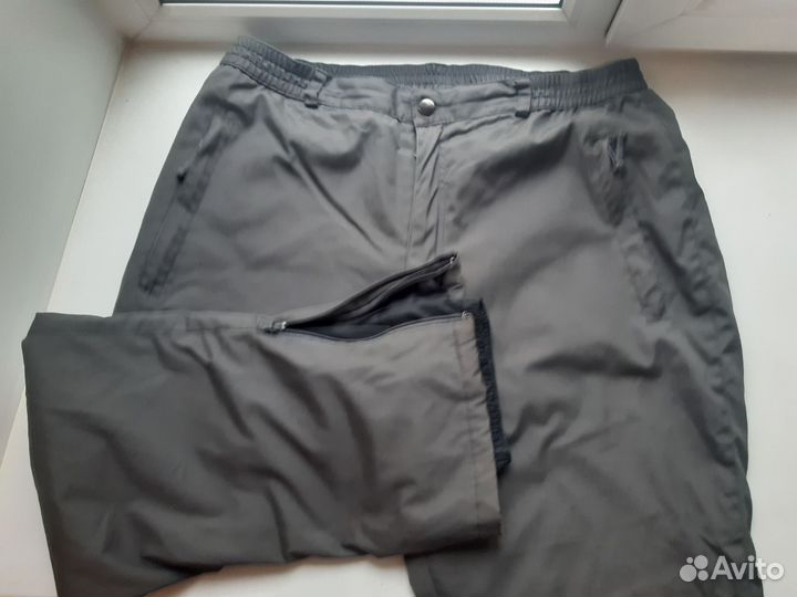 Брюки мужские утепленные р.52