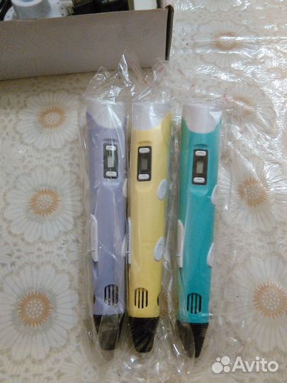 3D Ручка второго поколения с дисплеем + пластик