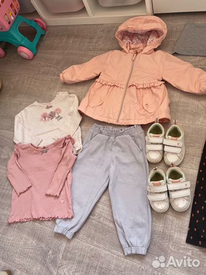 Вещи пакетом для девочки 80-86