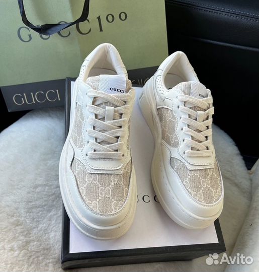 Gucci GG sneakers р.39 осень кожа