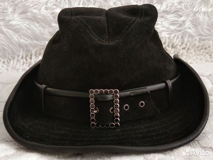 Шляпа демисезонная женская из замши Мехико