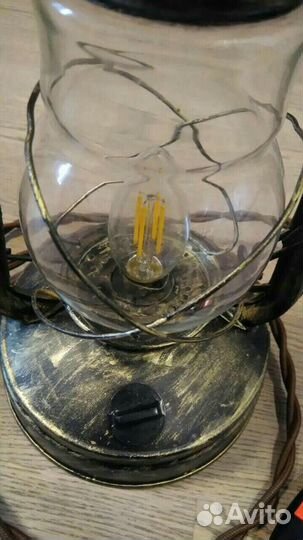 Светильник из керосиновой лампы