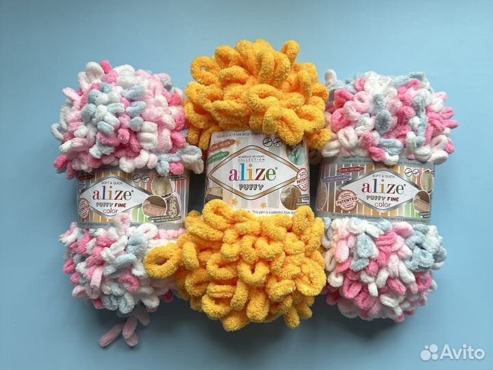 Пряжа для вязания alize puffy