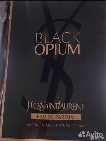 Yves Saint Laurent Black Opium оригинал