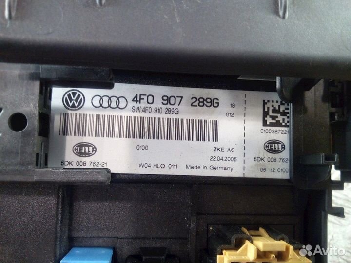 Блок комфорта для Audi A6 C6 4F0910289K