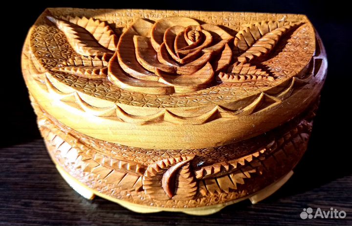 Шкатулка деревянная СССР
