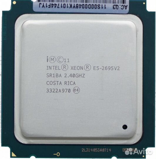 Процессор Intel Xeon E5-2695V2 (12C/24T, 30M Cac