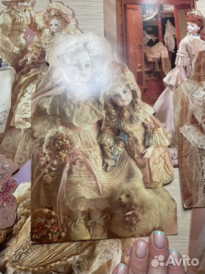Серия открыток «Антикварные куклы»