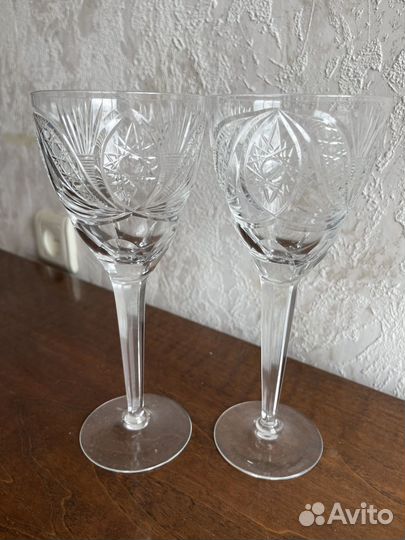 Фужеры хрустальные СССР