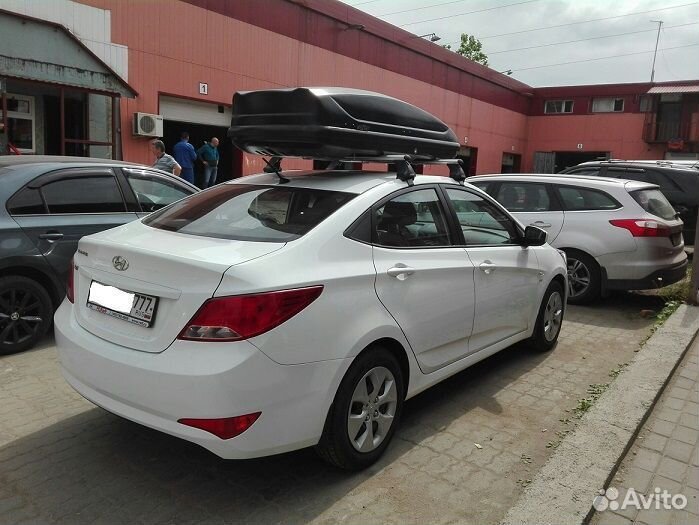 Автобокс Koffer на Hyundai Solaris
