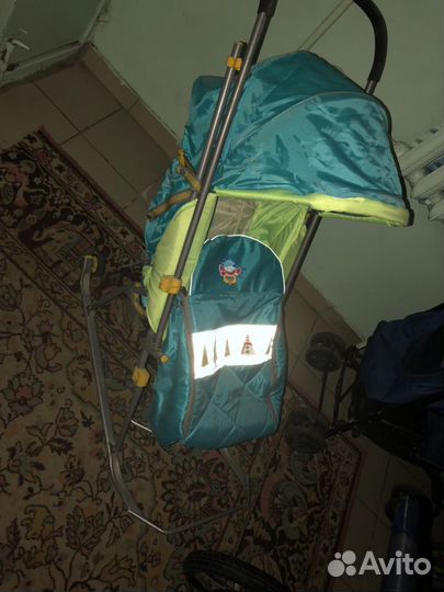 Коляска санки