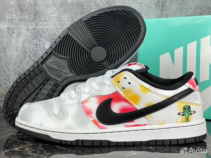 Nike SB Dunk Low Raygun Tie-dye White