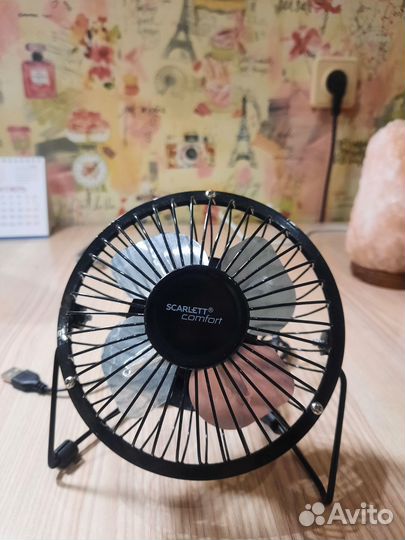 Мини USB вентилятор Scarlett comfort настольный