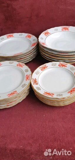 Тарелки 24 шт. Знак Качества СССР