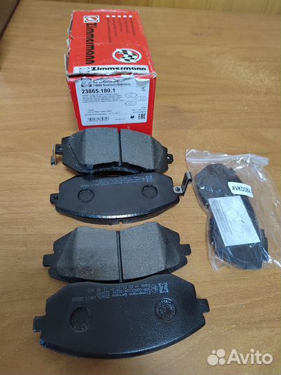 Колодки тормозные передние Zimmermann (Subaru)