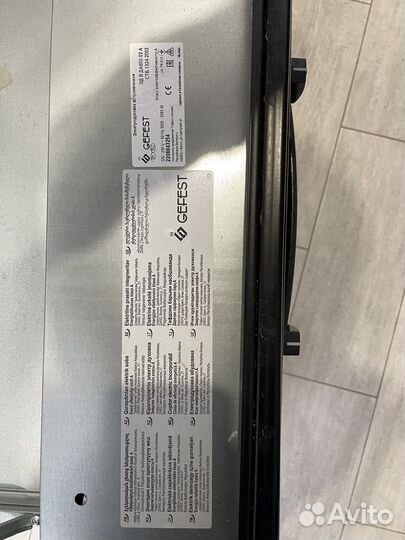 Электродуховка встраиваемая