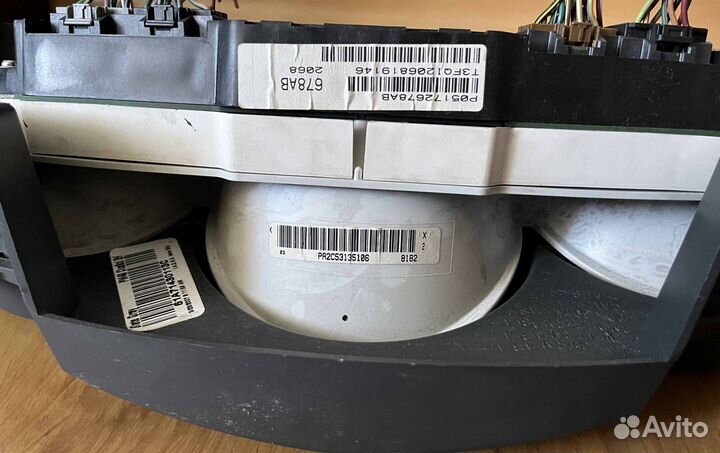 Панель приборов на dodge caliber